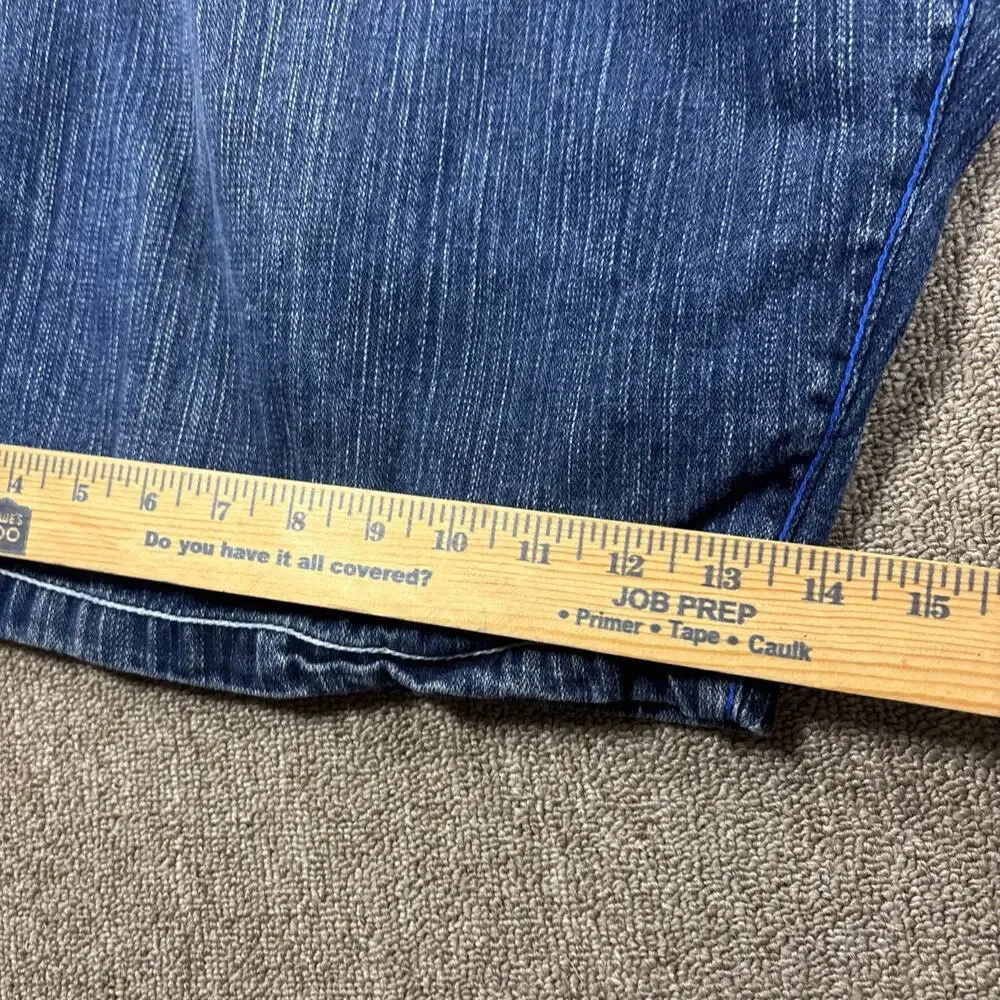 Y2K Men’s Evolution In Design Denim Shorts Jorts Size 50 Big & Tall Blue